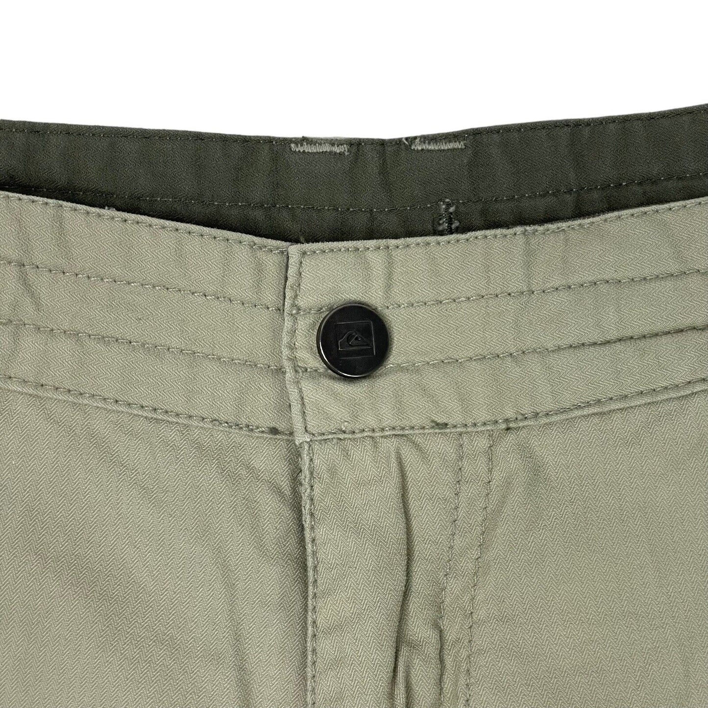 00’s Quicksilver Cargo Shorts Beige Mens Small