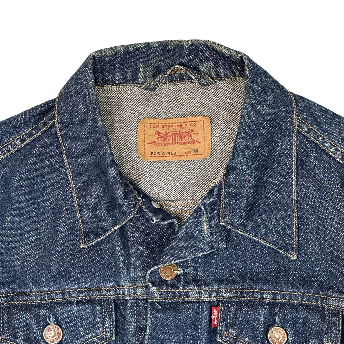 00’s Levi’s Denim Jacket Women’s Medium Dark Blue Denim