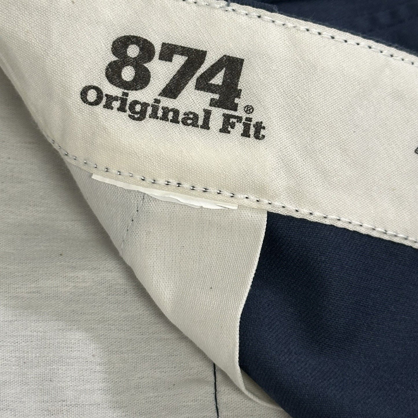 Dickies 874 Chino Trouser Mens 37w 28l Navy Blue