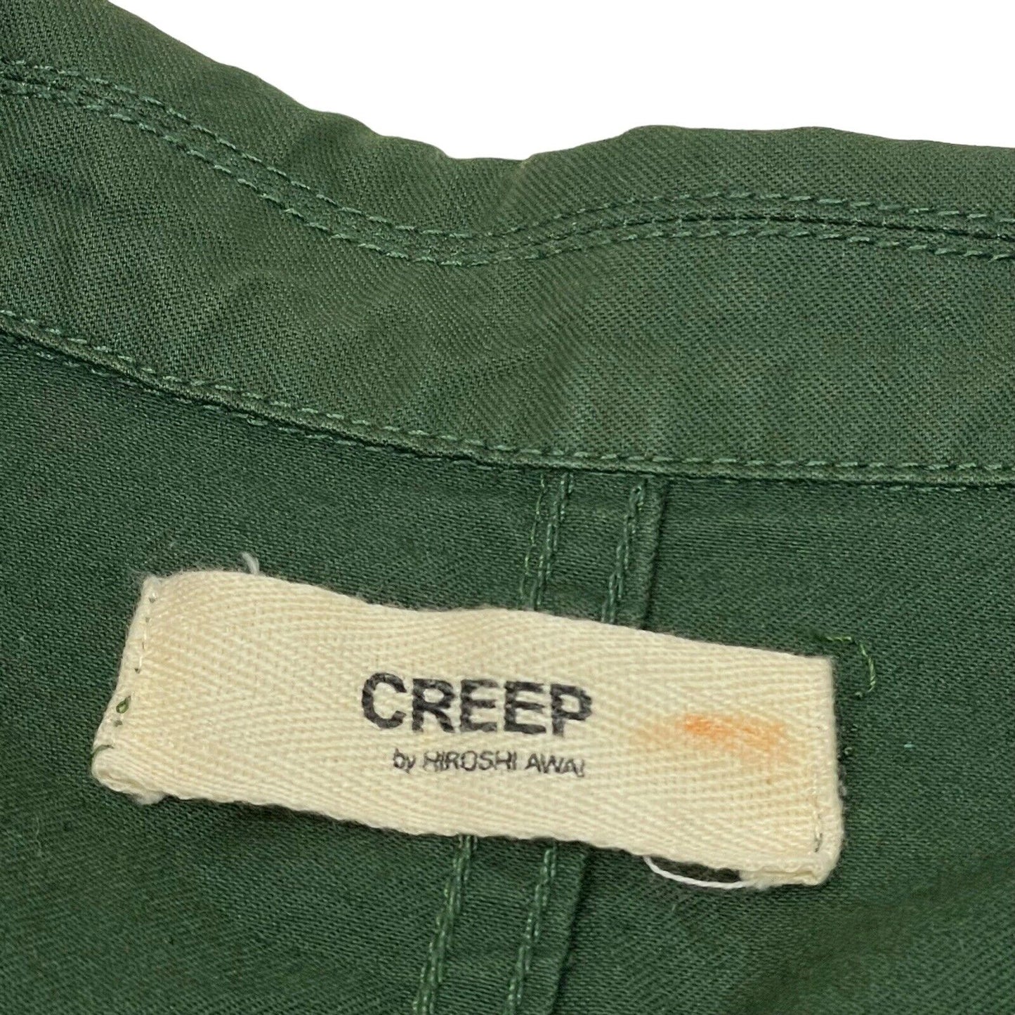 Creep by Hiroshi Awai Military Jacket Green Mens Small