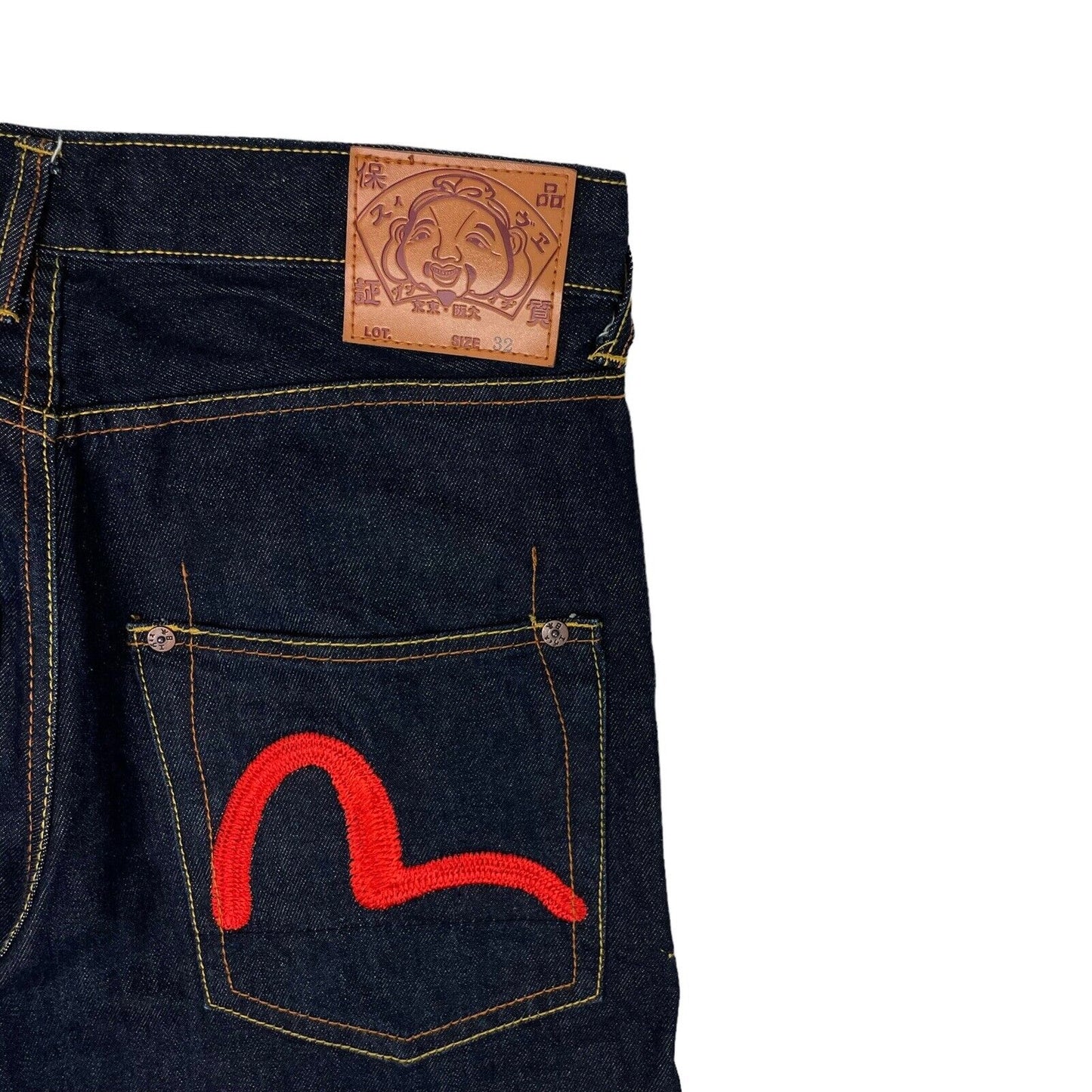 Vintage 00’s Evisu Jeans Embroidered High Waisted Men’s 32w 33l