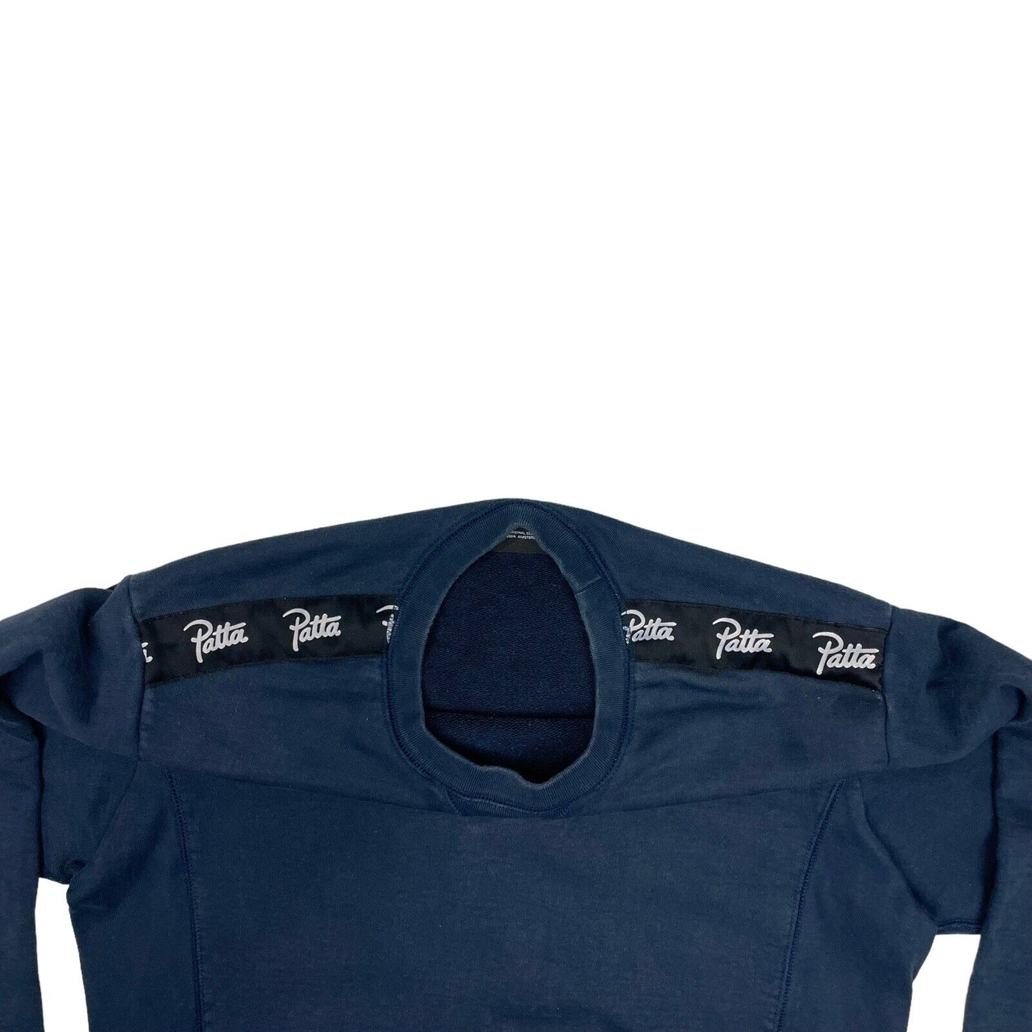 Patta Crew Neck Jumper Mens Medium Navy Blue￼