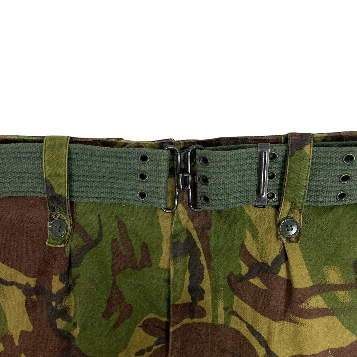 Vintage 70’s/80’s British Army Camo Trousers 32w 32l Opti Zippers