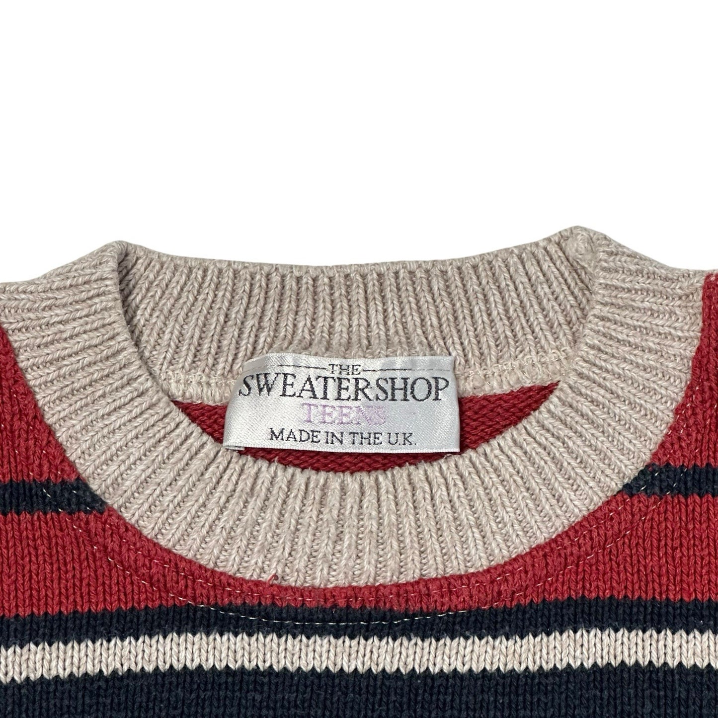 Vintage The Sweater Shop Jumper Men’s Small Multicoloured Knit Made In UK
