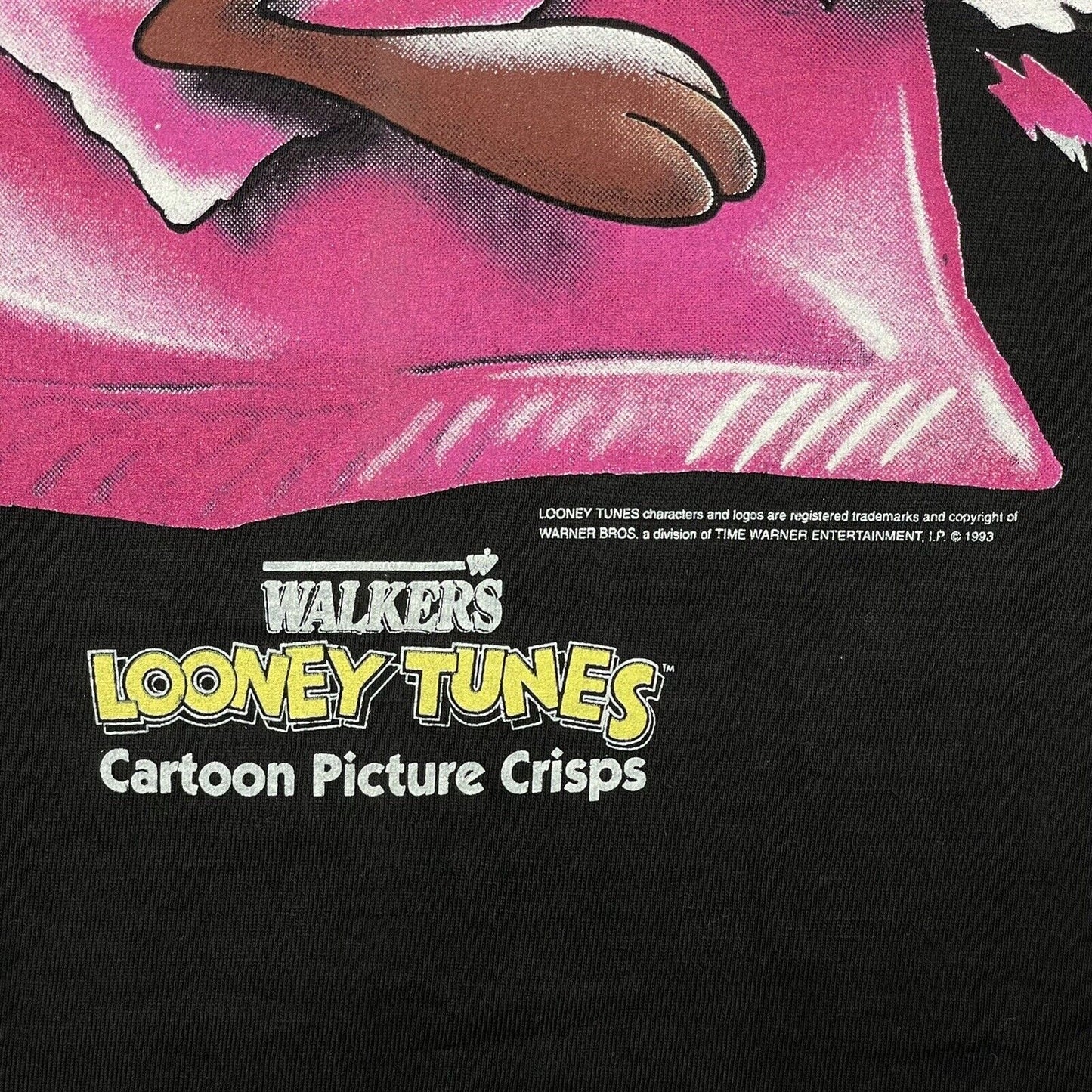 Vintage 1993 Taz Looney Tunes T-Shirt Men’s XL Black