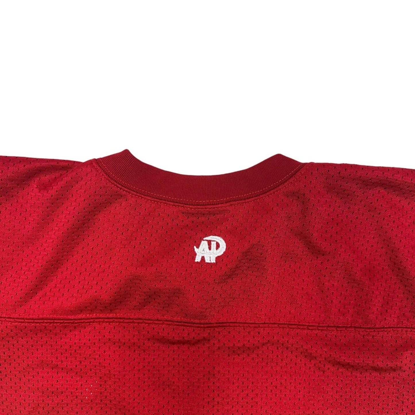 Vintage Warriors Football Jersey Womens Small Red