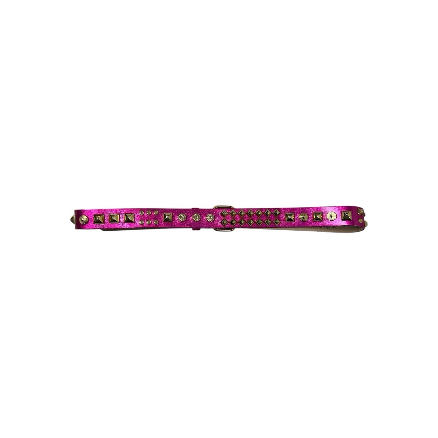 AW09 Matthew Williamson x H&M Studded Belt Pink Leather Medium 32w-36w