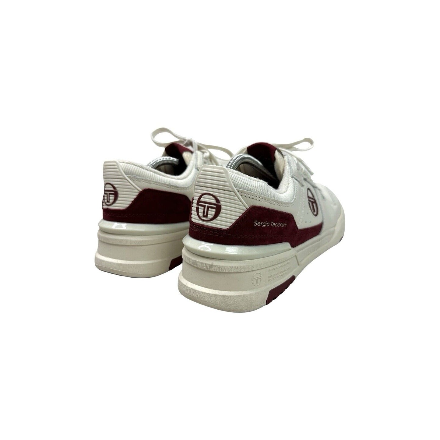 Sergio Tacchini BB Court Low Trainers UK10 White Red