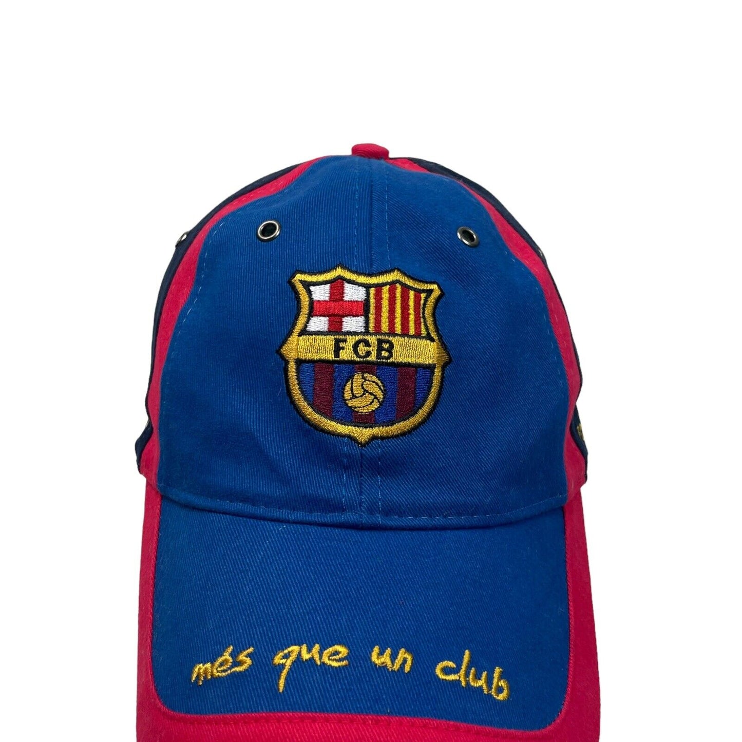 00’s Barcelona Cap Embroidered Navy Blue One Size Fits All Adults La Liga