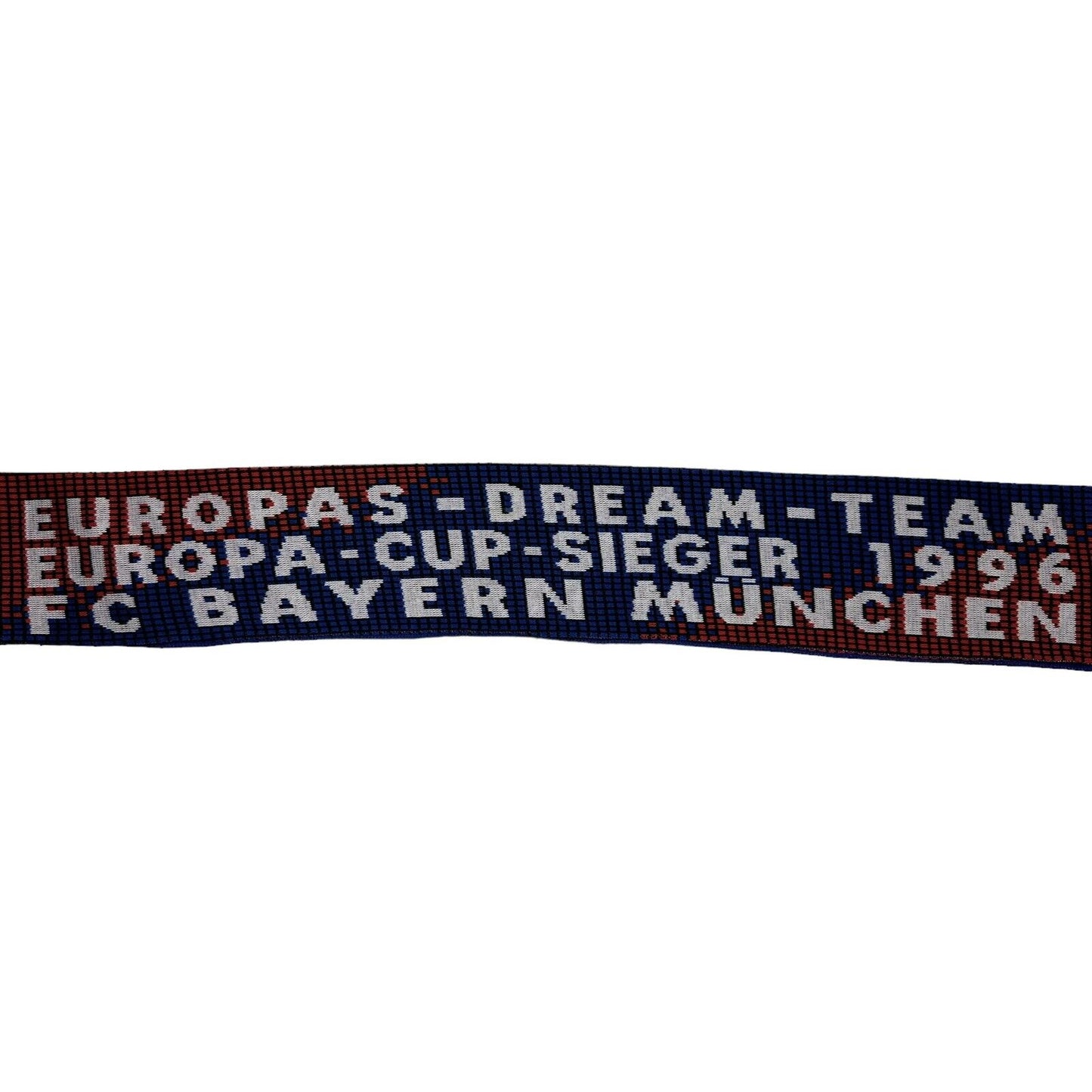 Vintage Bayern Munich 1996 Europa Cup Scarf OSFA Football Memorabilia UEFA