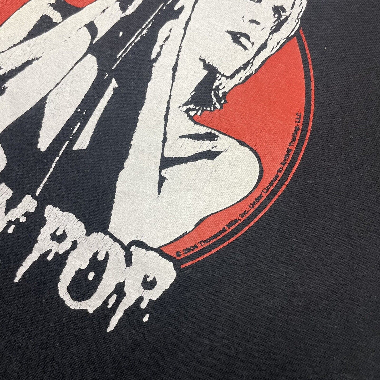 y2k Iggy Pop 2004 T-Shirt Mens Medium Black Jerzees