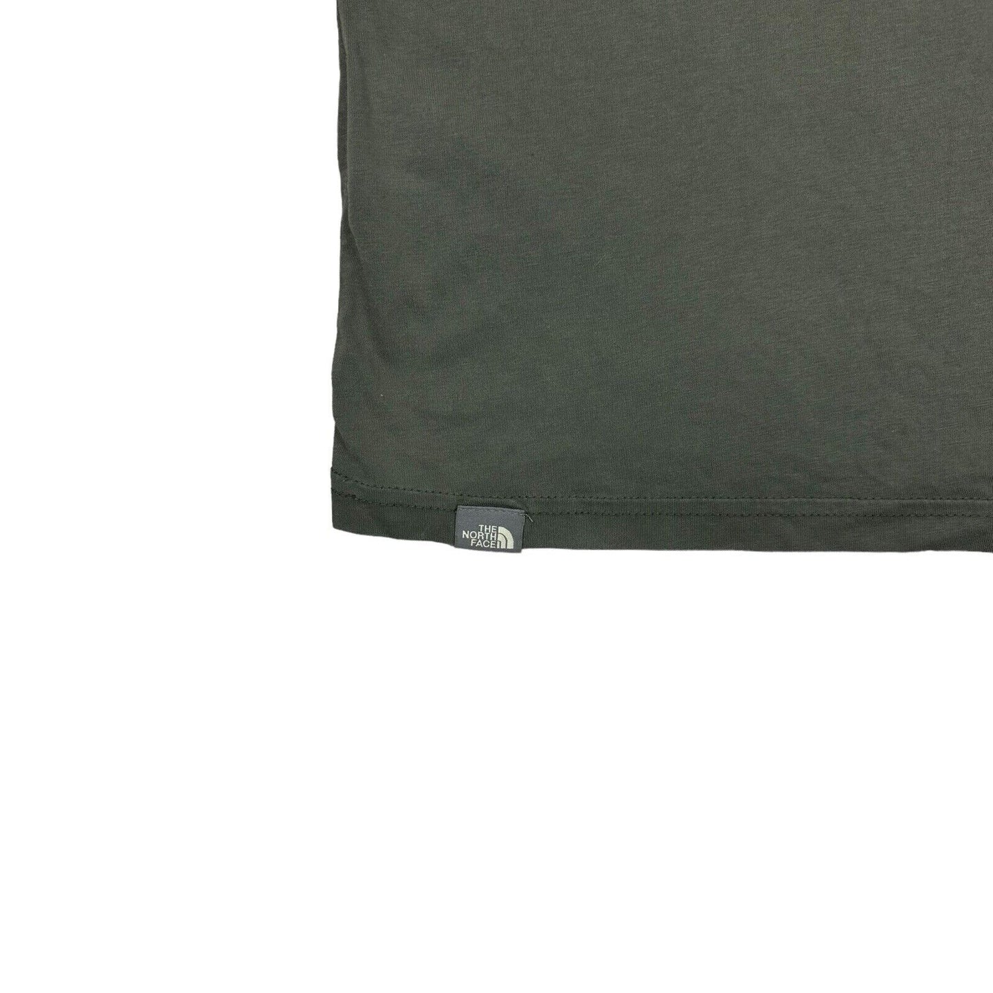 The North Face Khaki Green Logo T-Shirt Mens Small