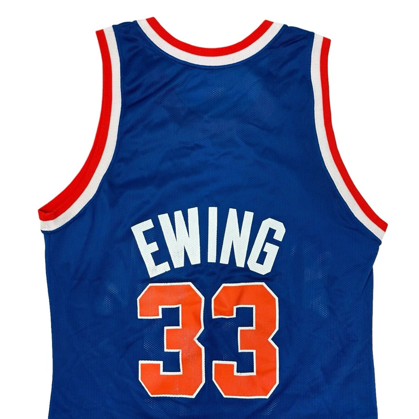 Vintage Champion New York Knicks Basketball Jersey Ewing Mens Small Made In USA