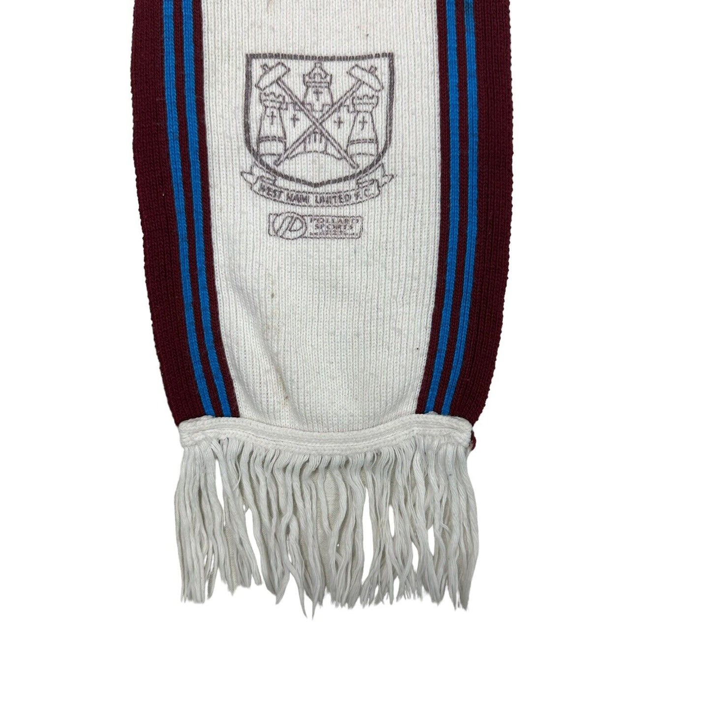 Vintage West Ham Scarf Multicoloured OSFA Upton Park Hammers