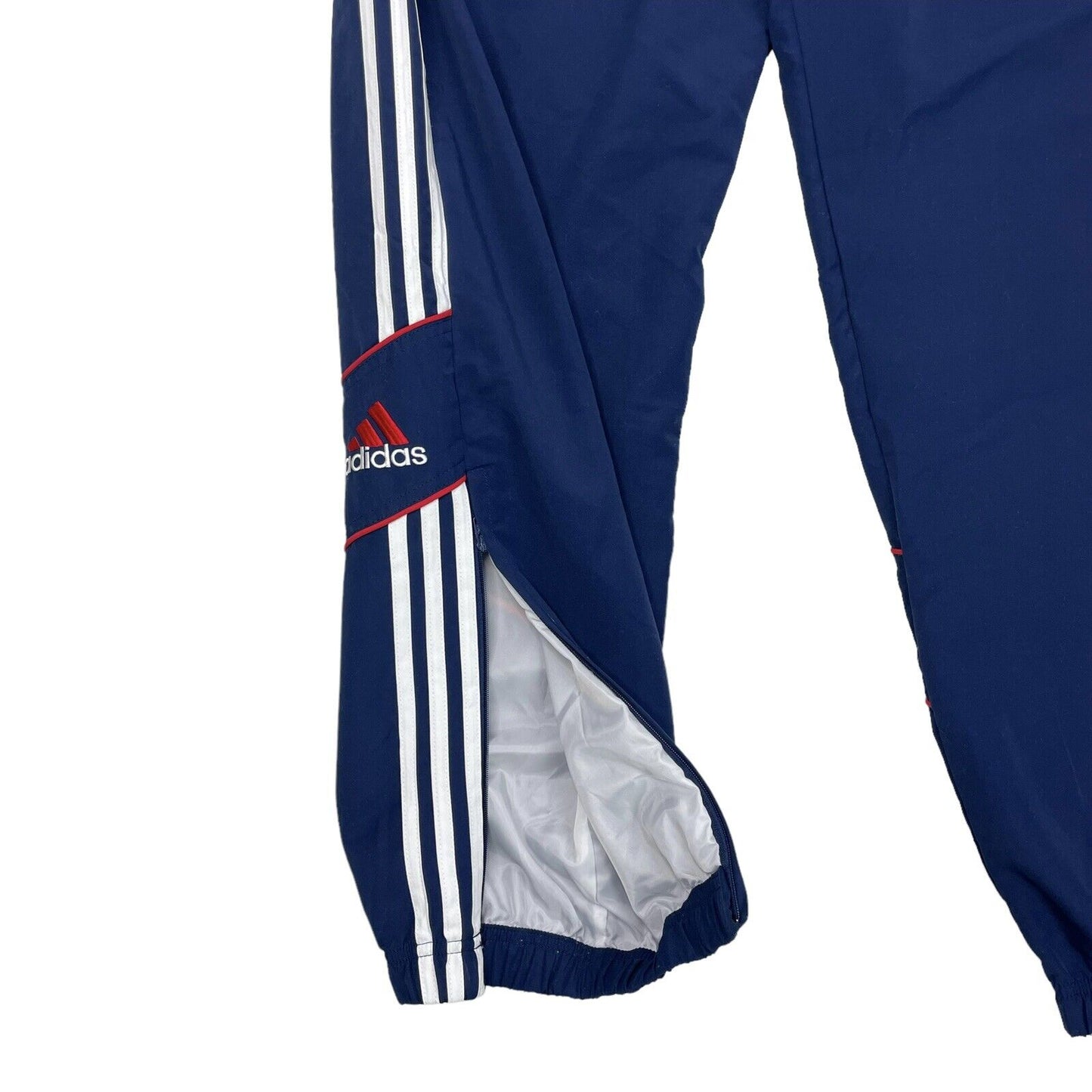 Vintage Adidas Tracksuit Bottoms Navy Blue Mens Medium Sportswear