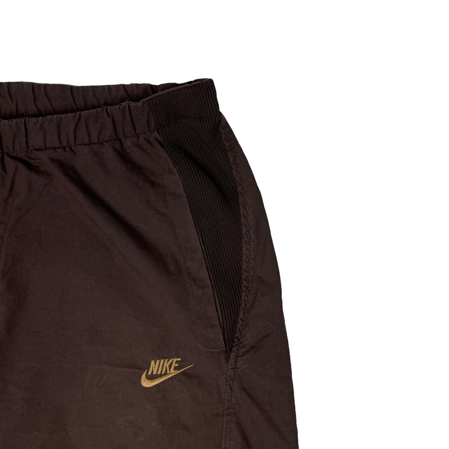 Vintage Nike Shell Jogger Mens 35w Brown Trouser Sportswear