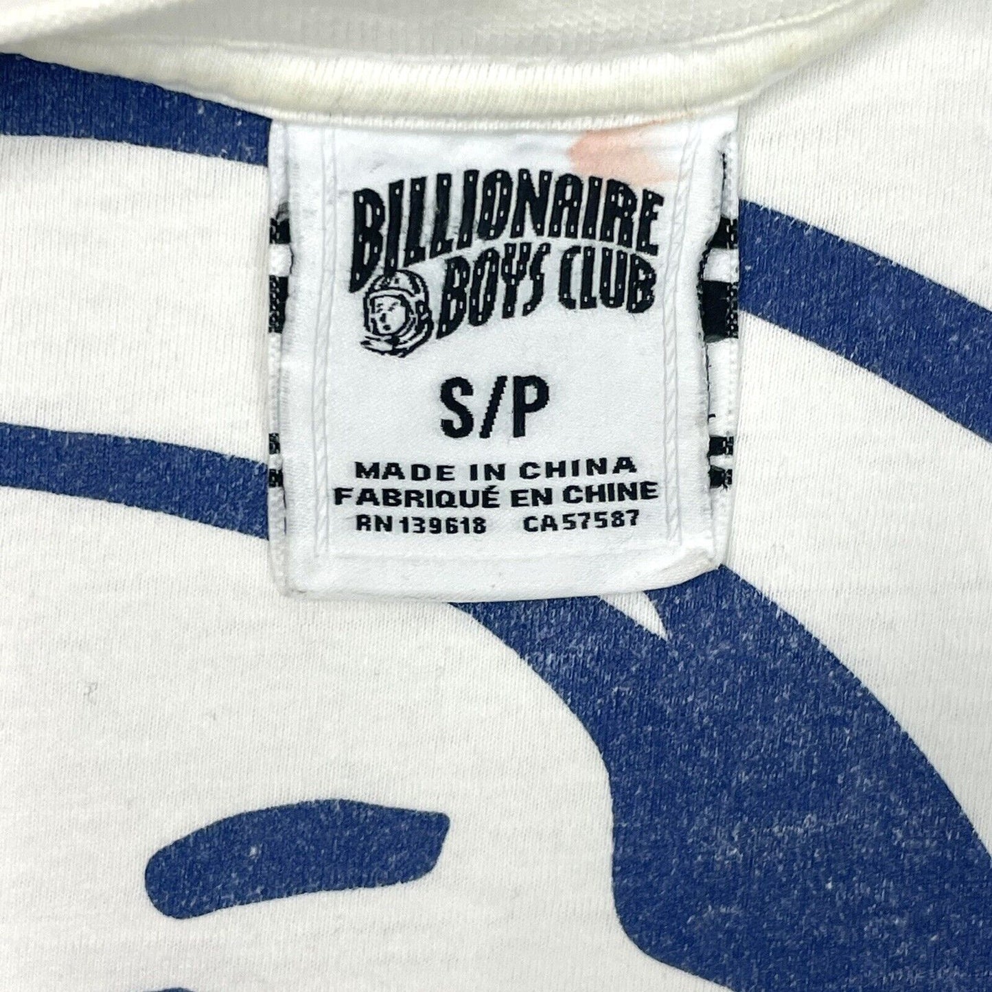 Billionaire Boys Club Astro Logo T-Shirt White Mens Small Graphic Print