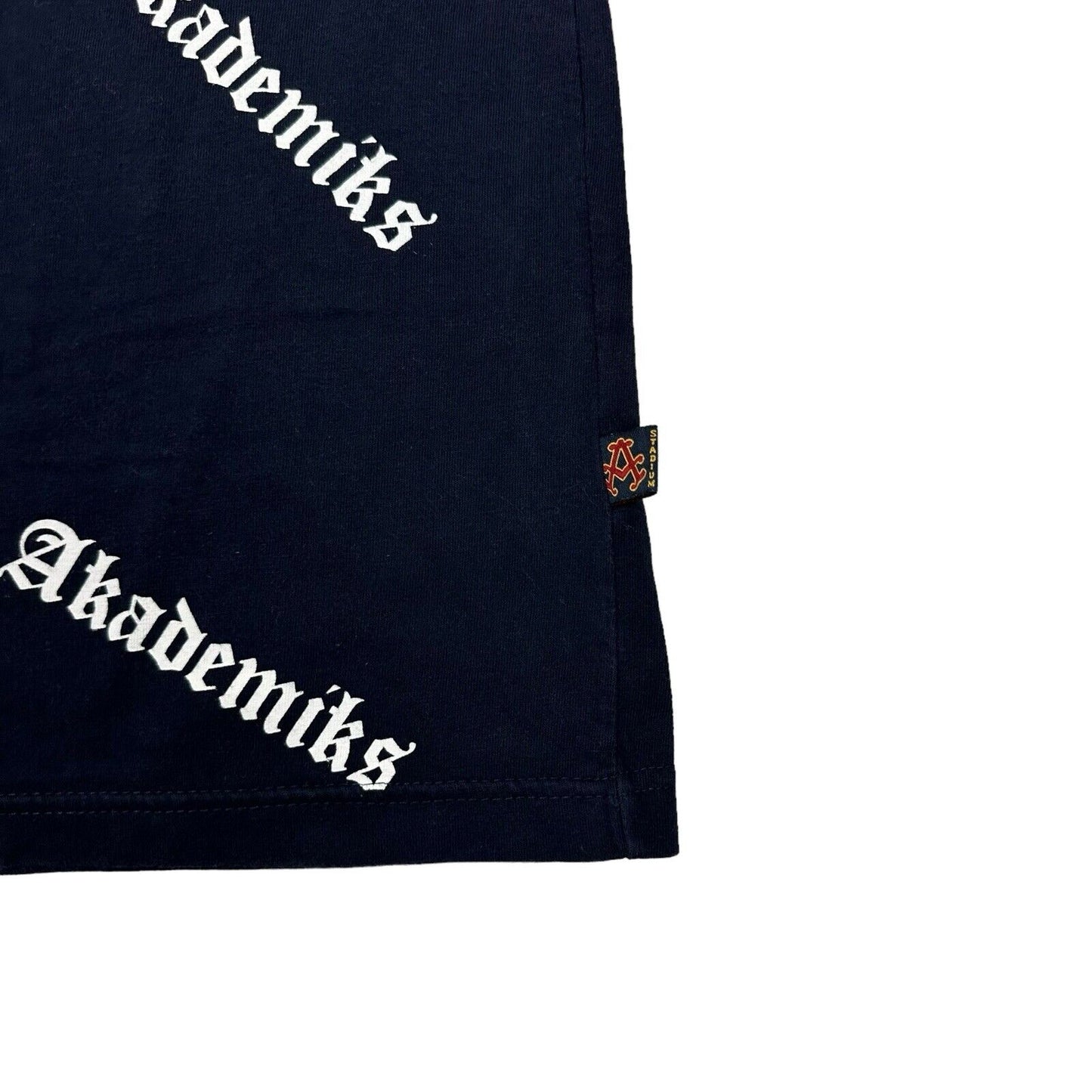 Vintage Akademiks Stadium Division T-Shirt Men’s Large Navy Blue