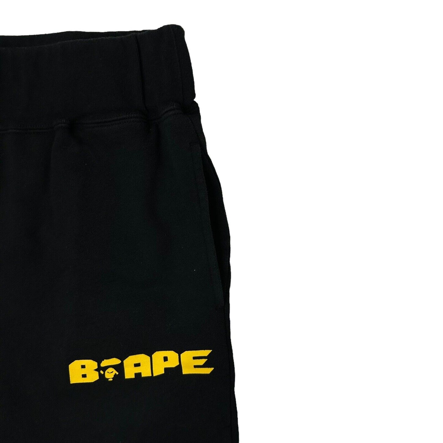 A Bathing Ape Joggers Mens Small Black BAPE Graphic Prints