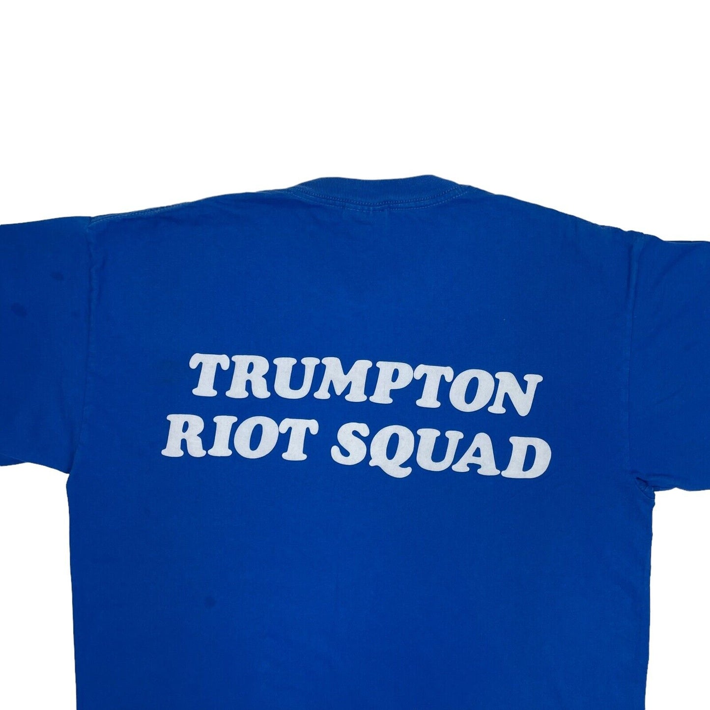 00’s Trumpton Riot Squad T-Shirt BMX Cuthbert Mens Large Blue Gildan