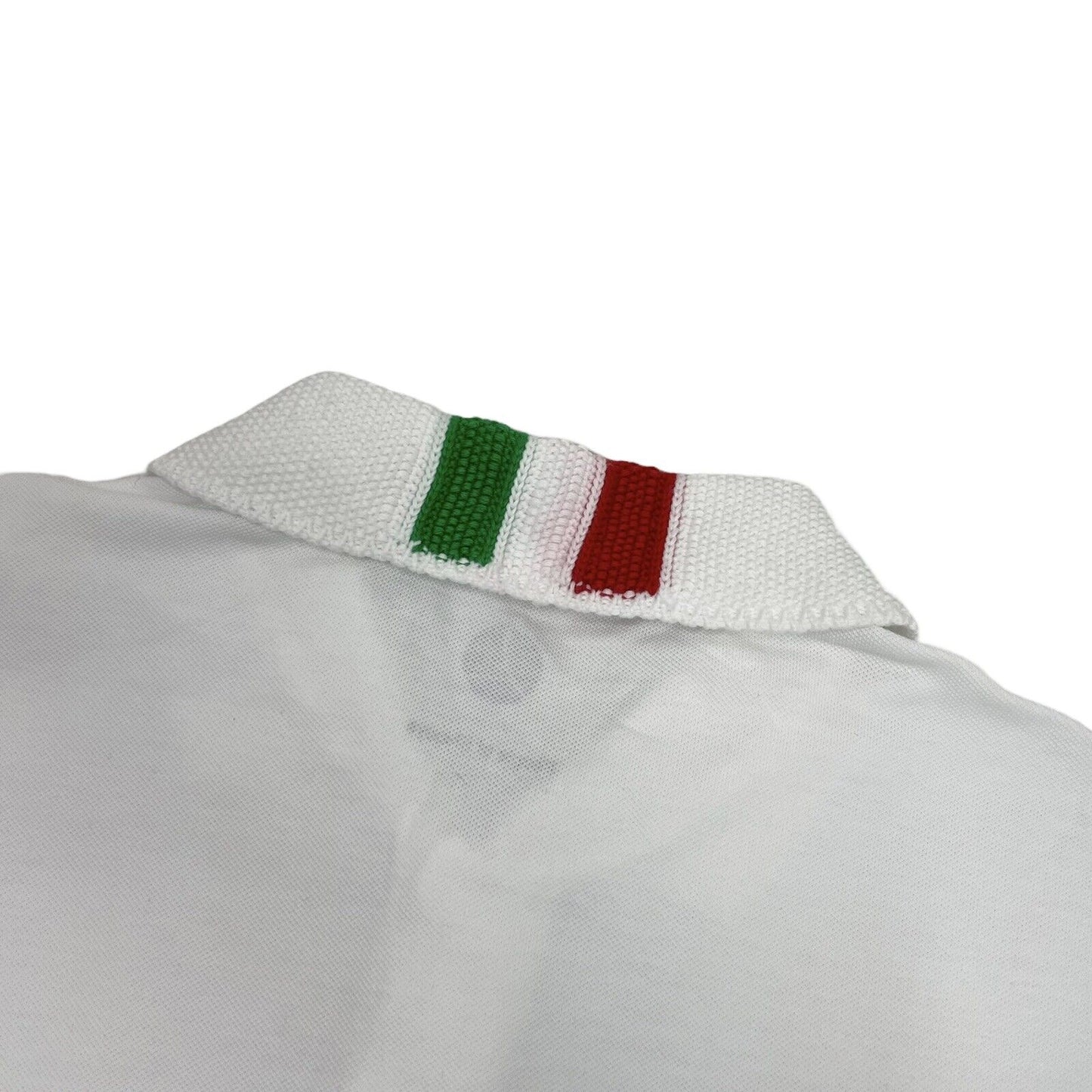 People Of Shibuya Flag Polo Shirt Mens Medium White Made In Italy