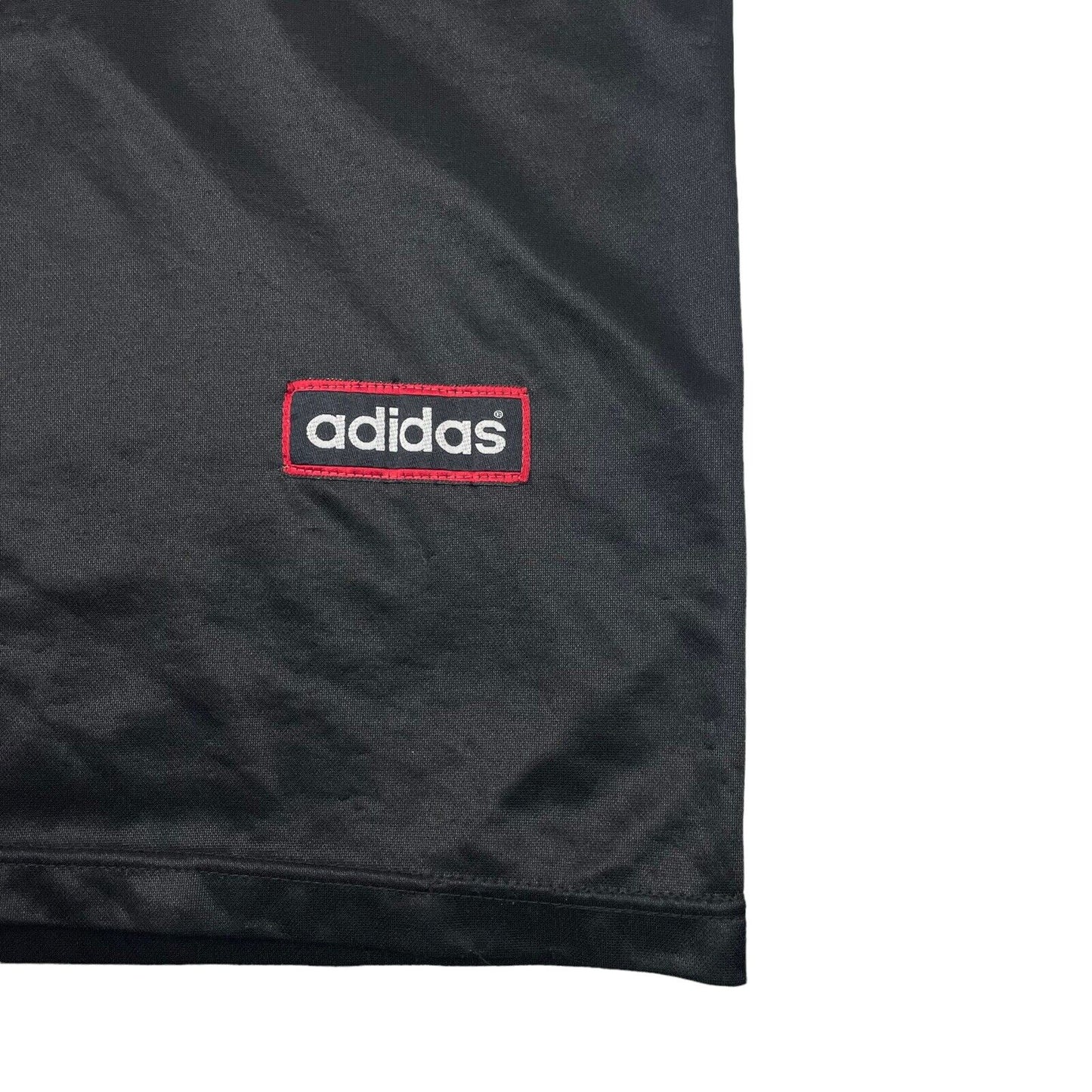 Vintage Adidas Sports Top Black Mens Large Embroidered