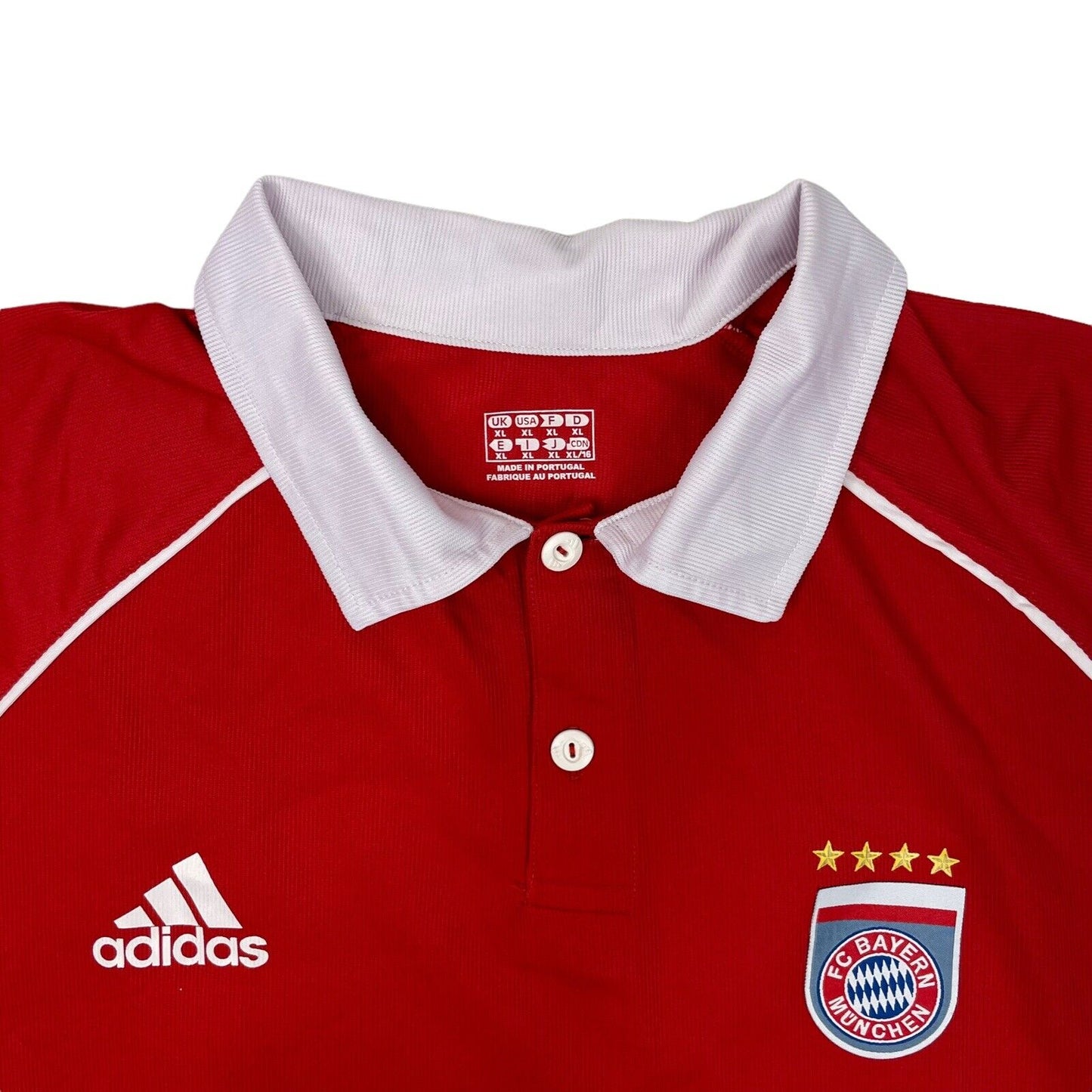 00’s Bayern Munich Football Shirt 10 Makaay Red And White Medium XL Soccer Top