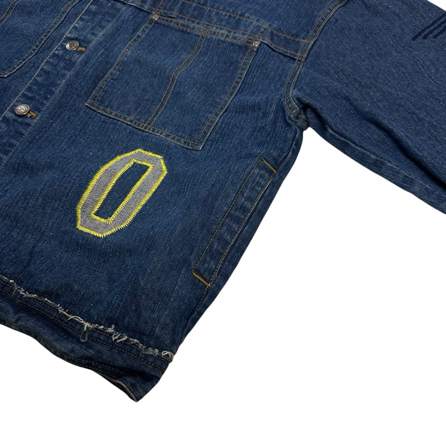 Vintage Down Impact Denim Jacket Men’s Large Blue