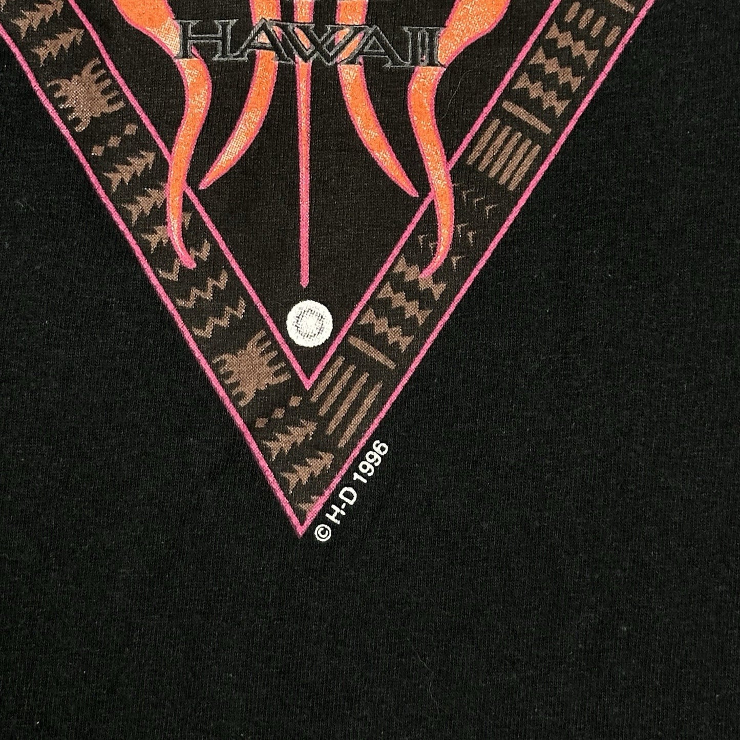 Vintage 90’s Harley Davidson T-Shirt Long Sleeve Black Cropped