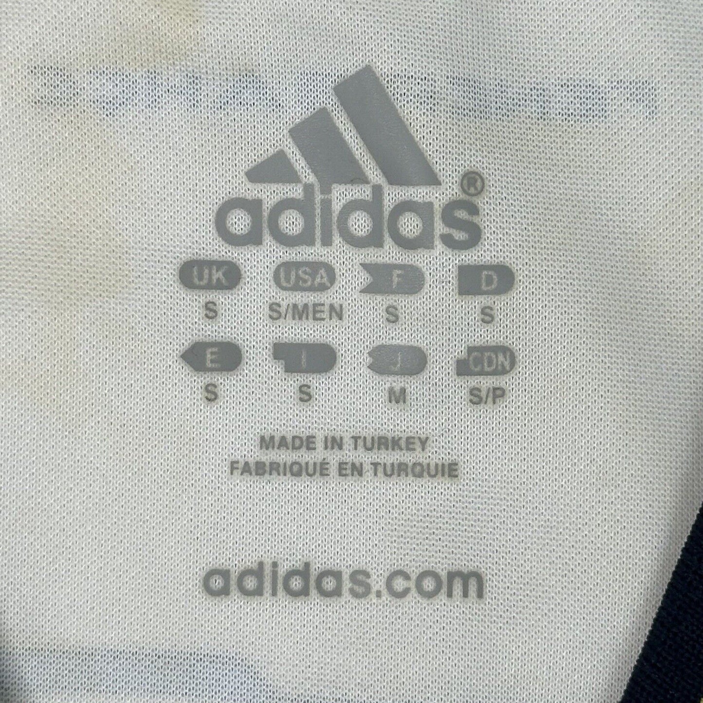 13-14 Fenerbahce Adidas Shirt Mens Small Away Top White Turkey Football