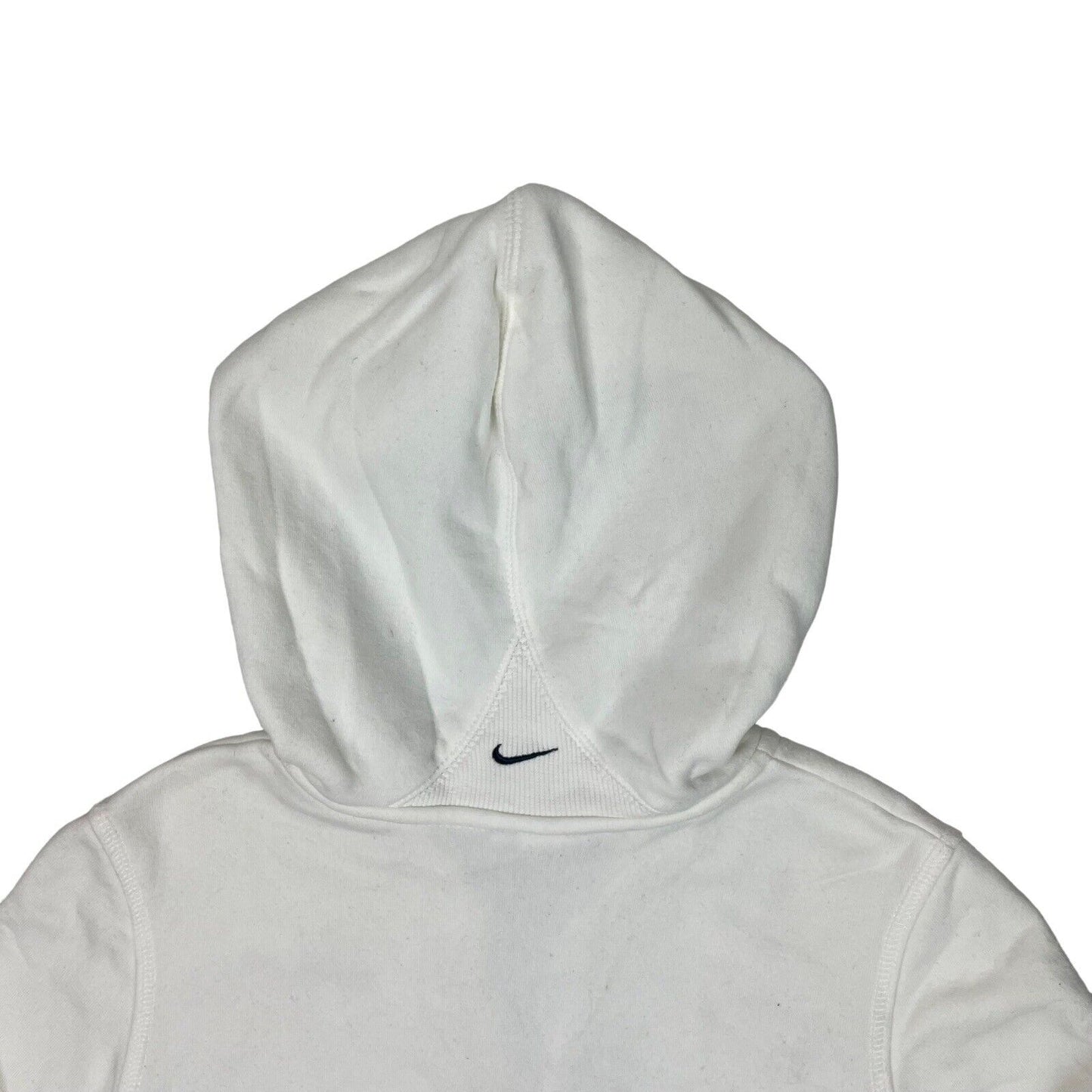 Vintage Nike Hoodie Womens Small White Mini Swoosh 00’s Sportswear