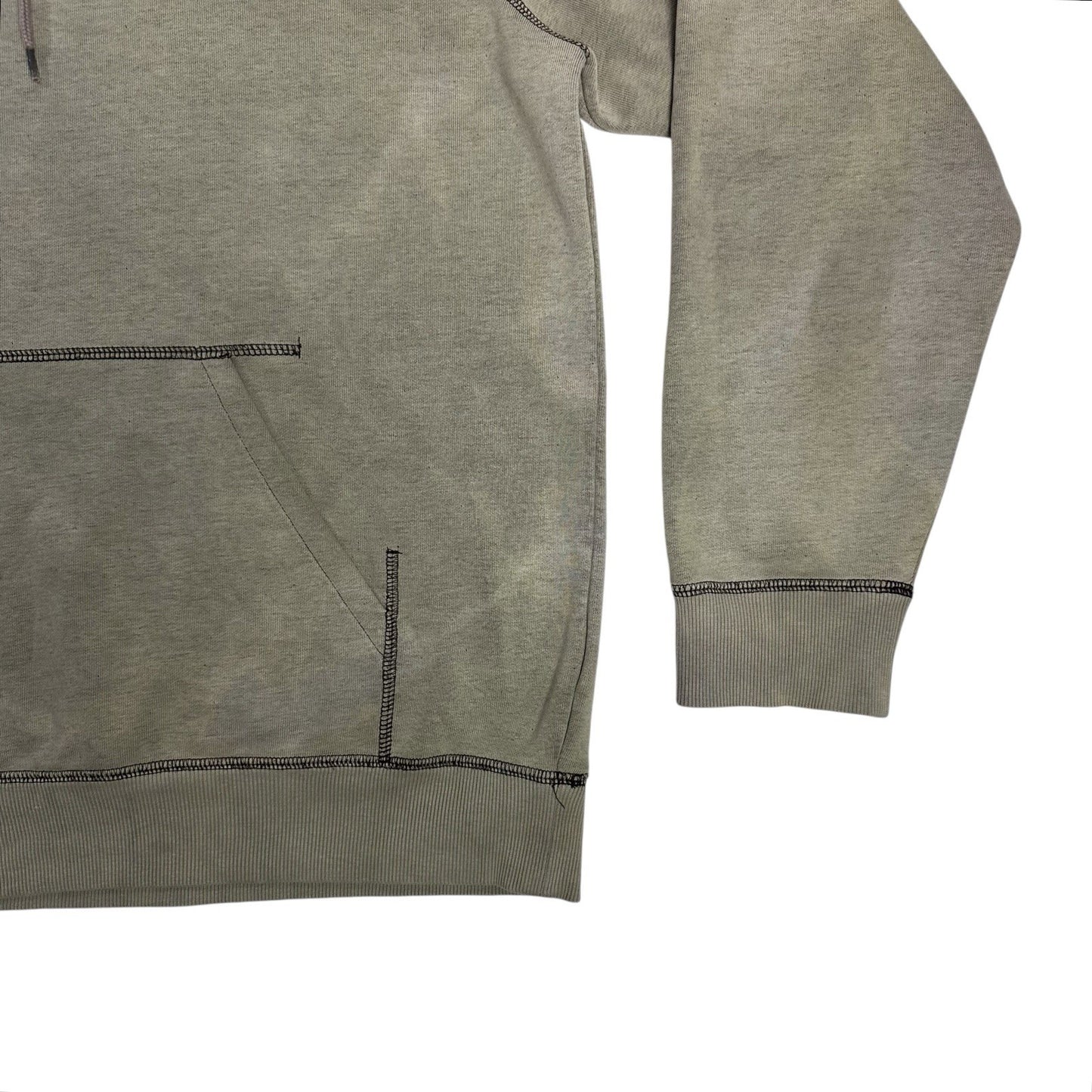 Carhartt WIP Chase Hooded Sweatshirt Men’s Large Faded Khaki Green Embroidered Logo