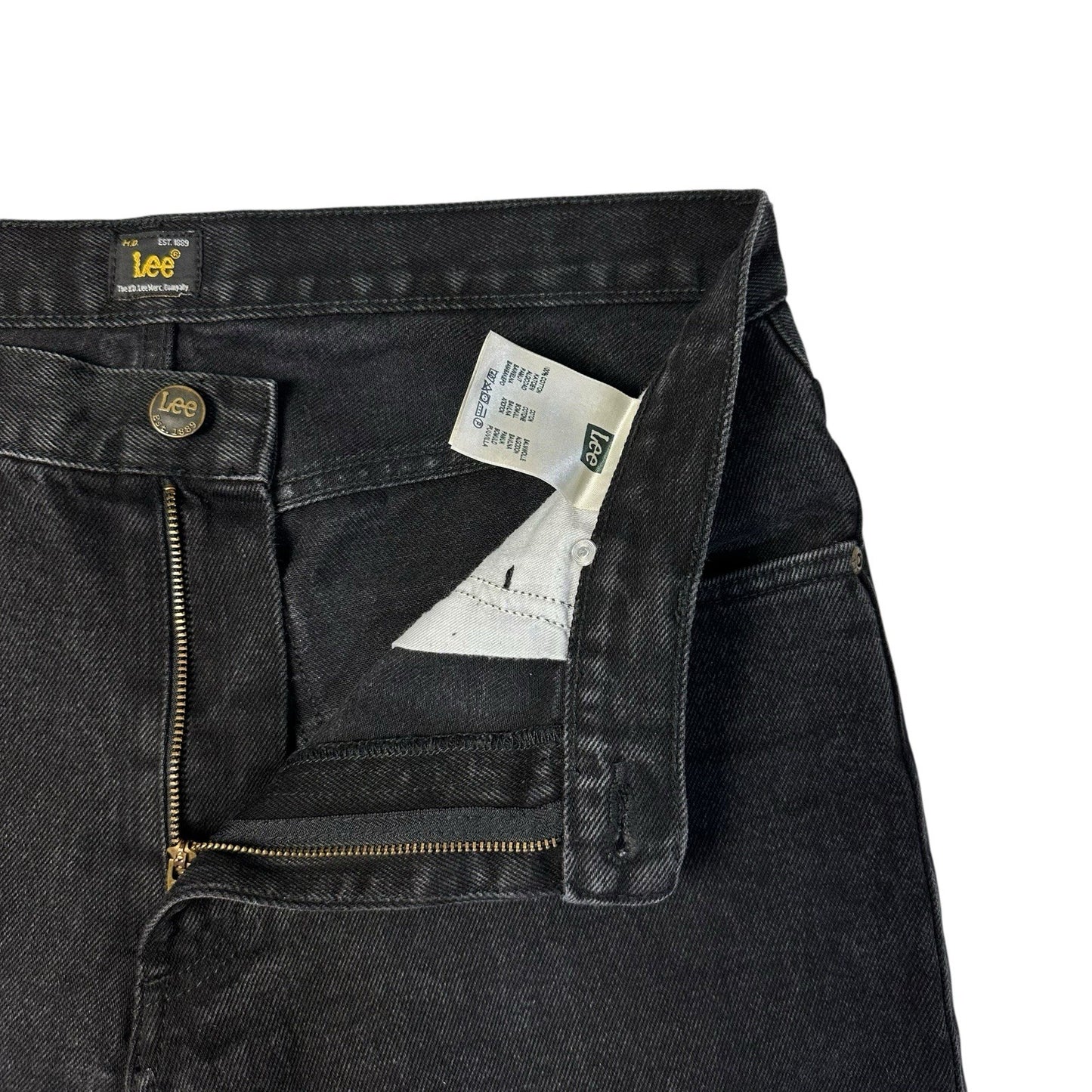 Vintage Lee Jeans Brooklyn Comfort 34w 32l Black