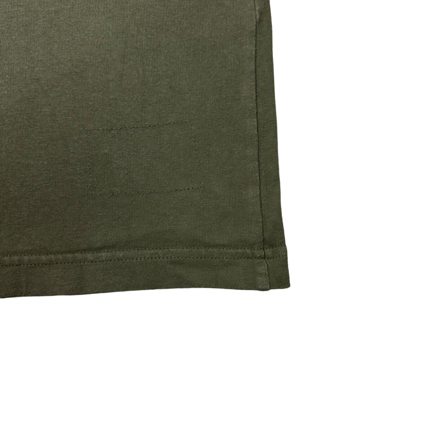 Universal Works Pocket Tee Mens Large Olive Green Made In Portugal