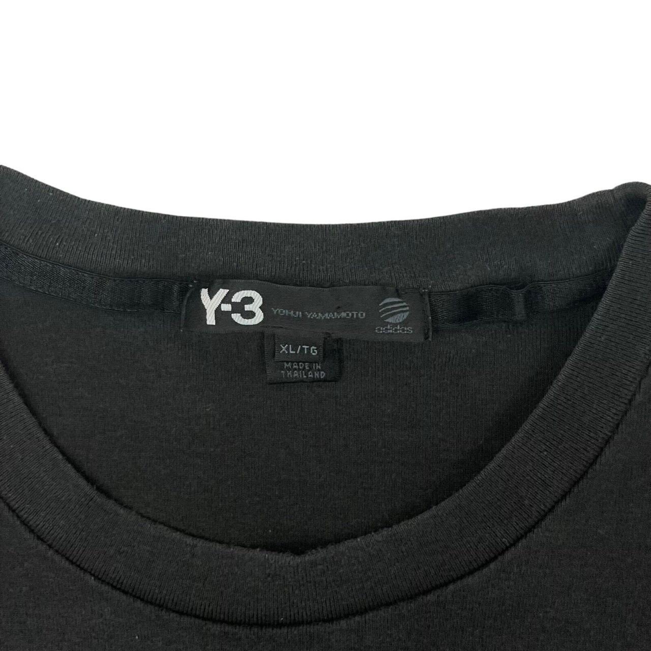 2008 Y-3 Yohji Yamamoto Adidas T-Shirt Mens XL Dark Grey Charcoal Heavyweight