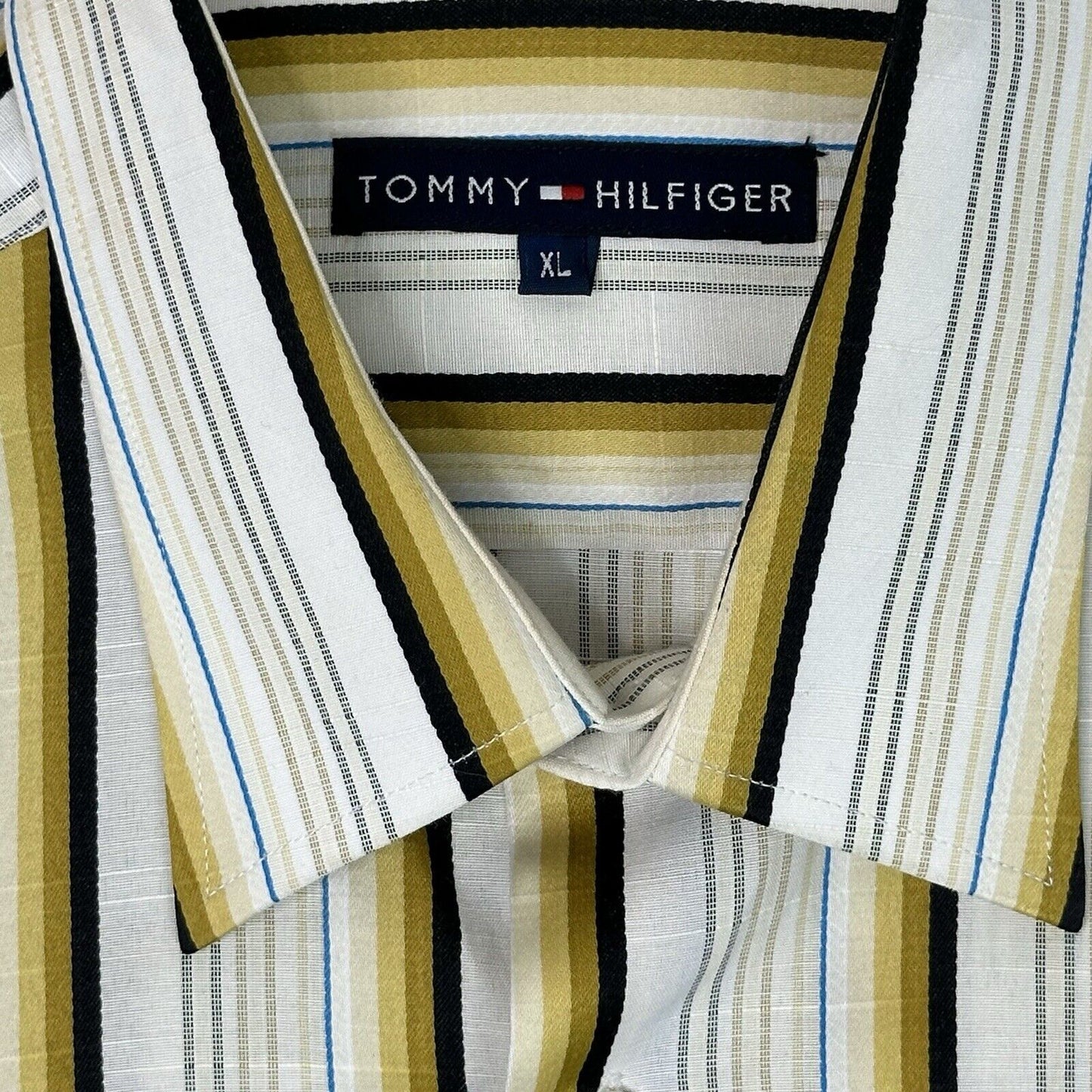 Vintage Tommy Hilfiger Shirt XL Multicoloured Stripe