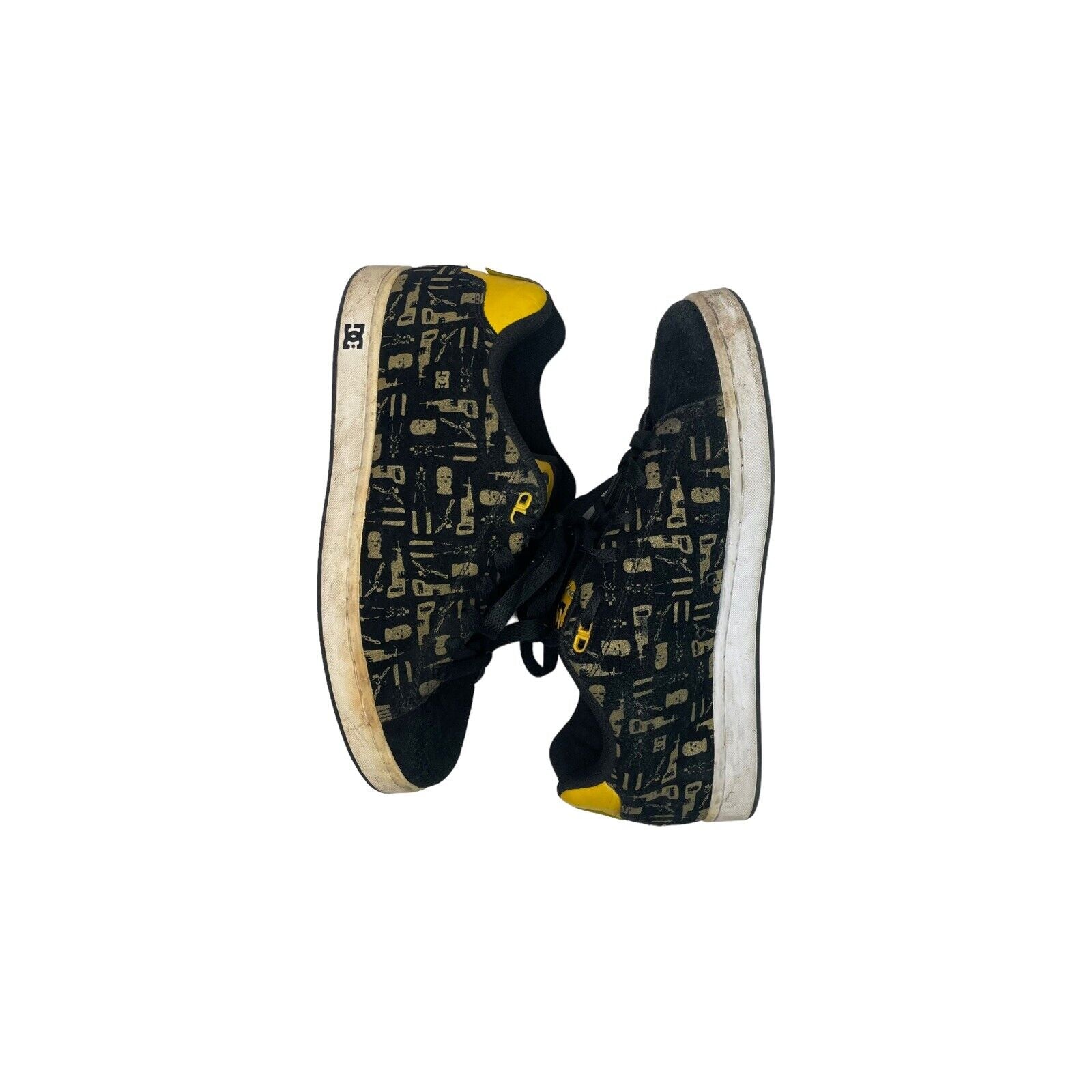 2007 DC Shoes x Rob Dyrdek Skate Shoe Black And Gold UK9 US10