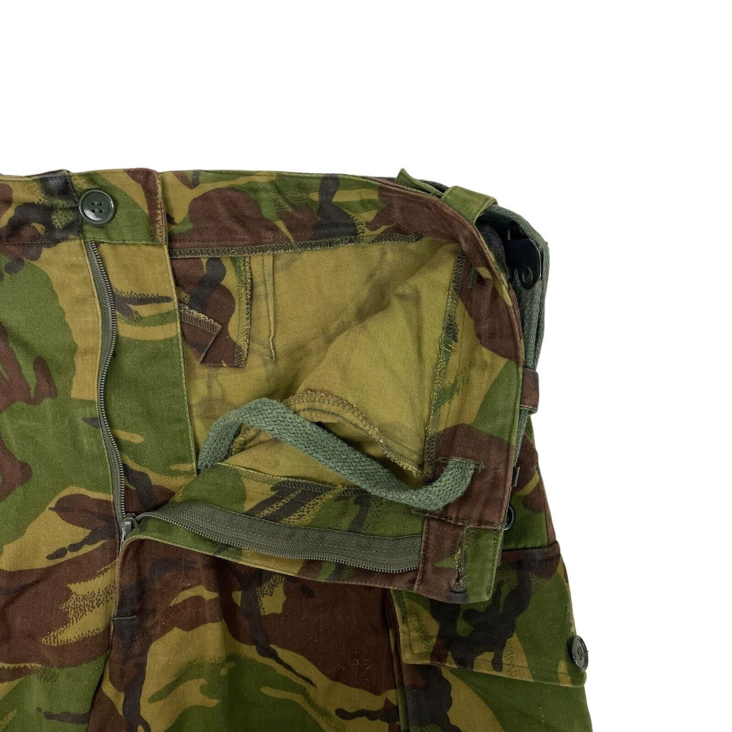 Vintage 70’s/80’s British Army Camo Trousers 32w 32l Opti Zippers