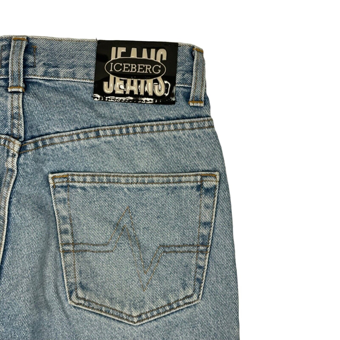 90’s Iceberg Jeans Blue Denim Men’s 28w 31l Made In Italy Icejeans