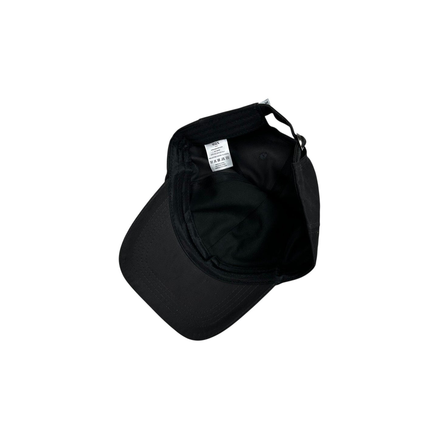Wax London Baseball Cap Black Embroidered Logo NWOT