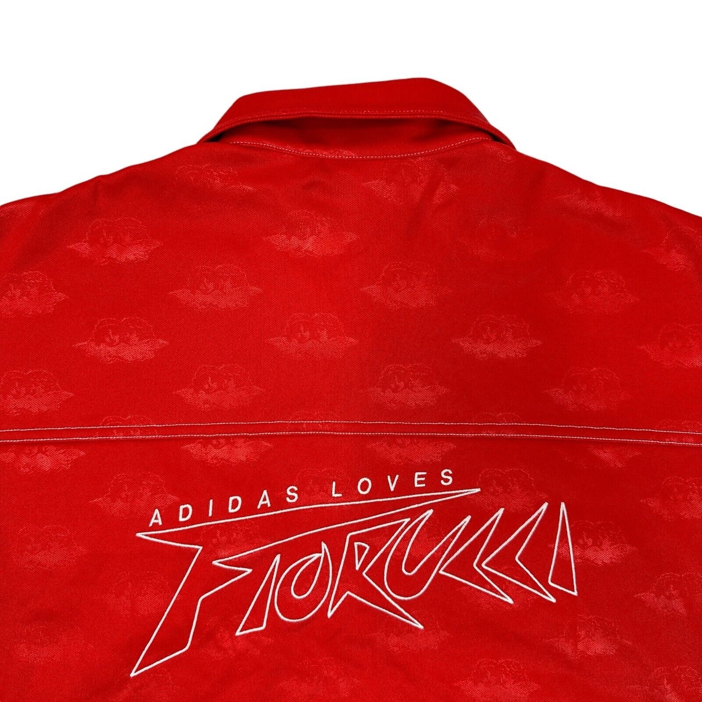 2019 Fiorucci x Adidas Cropped Jacket Red Womens Small