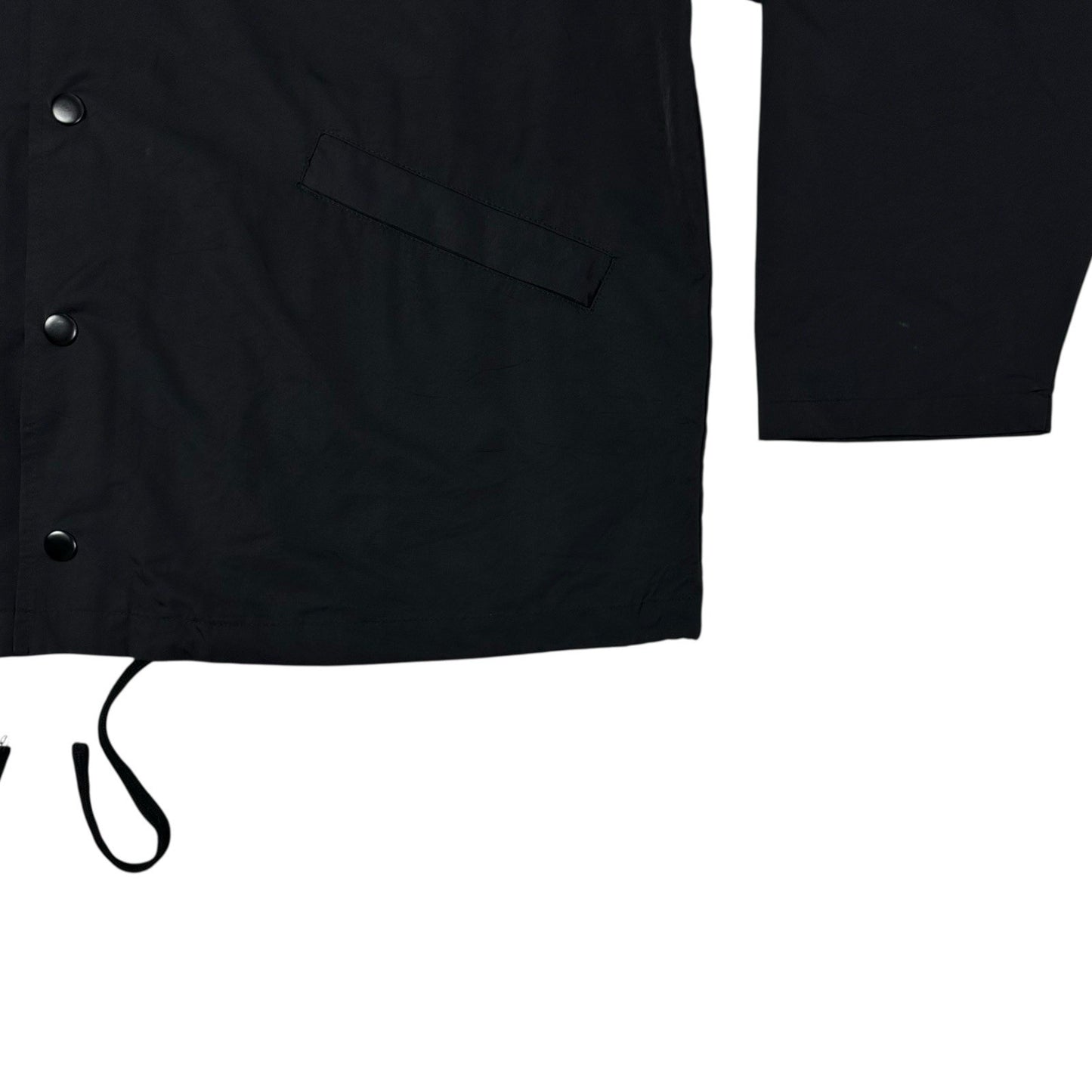 SS21 Essentials Fear Of God Coach Jacket Black Men’s Large Reflective