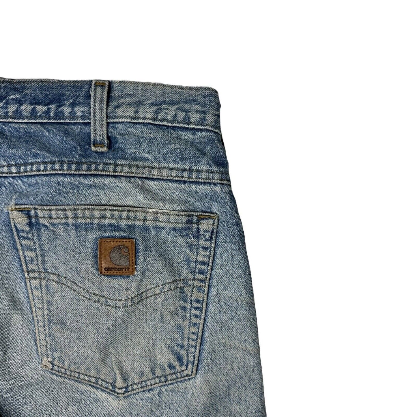 Vintage Carhartt Jeans Blue Denim Mens 36w 30l Traditional Fit 90’s Workwear