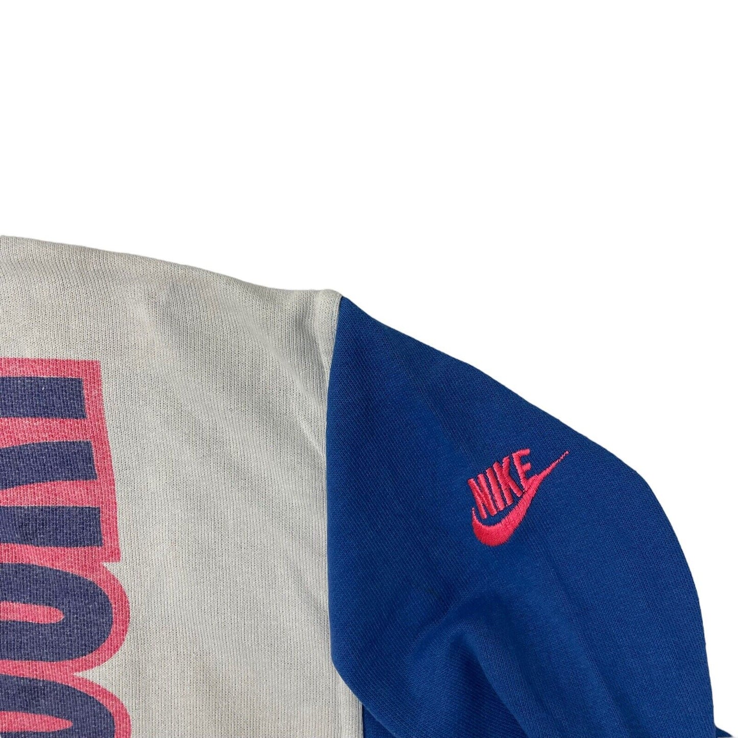 Vintage Nike Challenge Court Jumper Mens Large White And Blue Made In Portugal