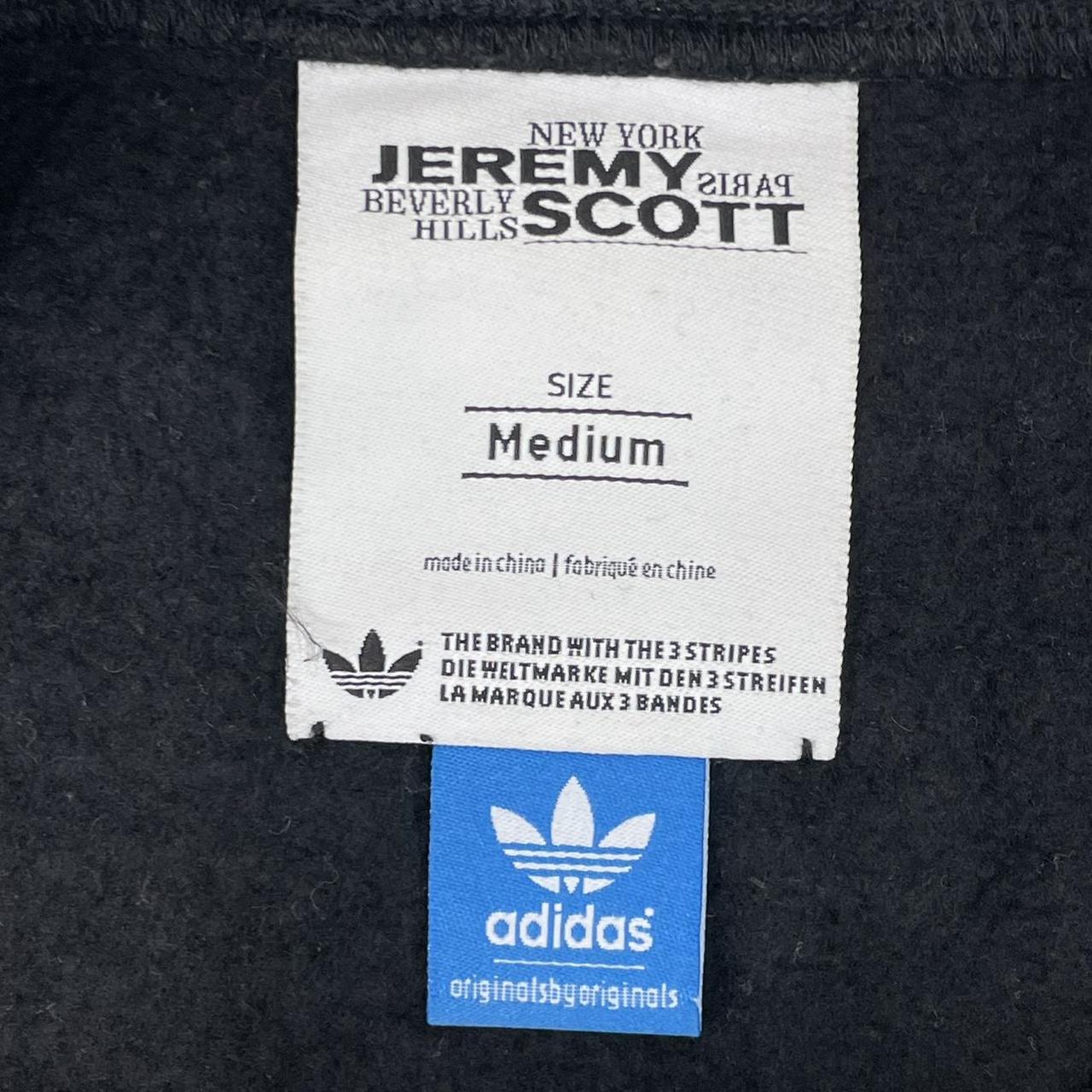 Rare 2010 Adidas x Jeremy Scott Cross Sweater Gemstone Mens Medium Black