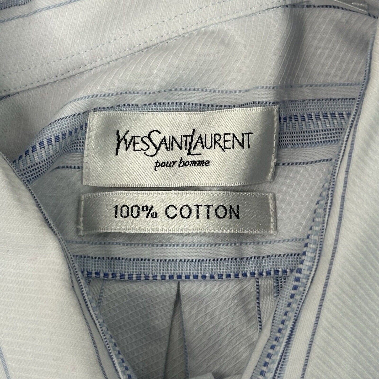 Vintage Yves Saint Laurent Shirt XL Multicoloured Stripe