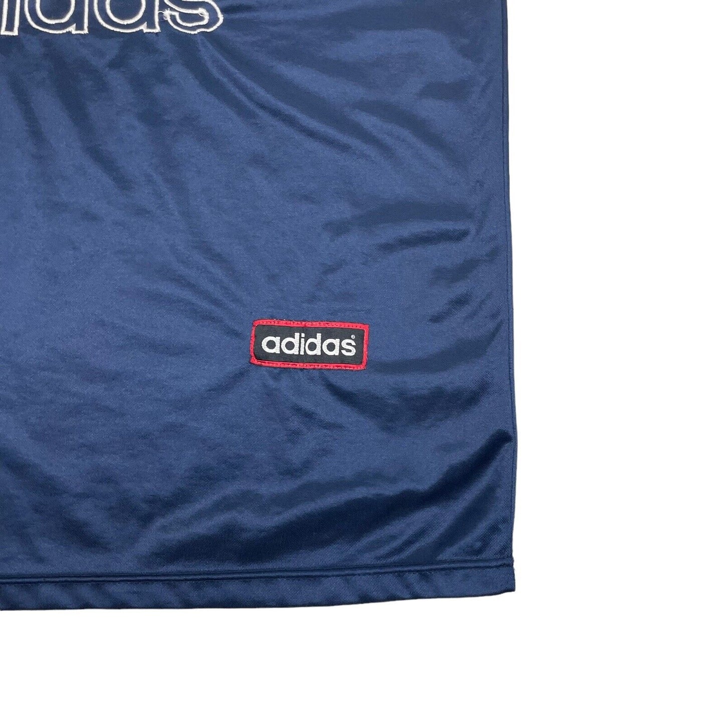 Vintage Adidas Sports Top Navy Blue Mens Large Embroidered