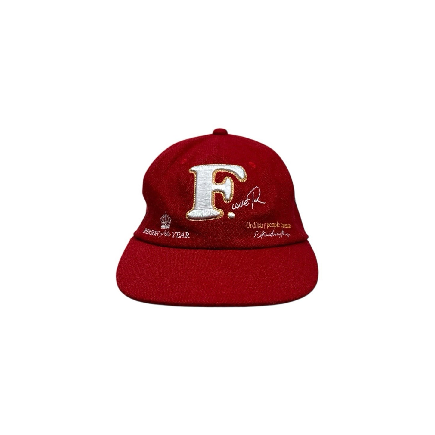 Frontcover Clo Wool Cap Embroidered Red Strapback