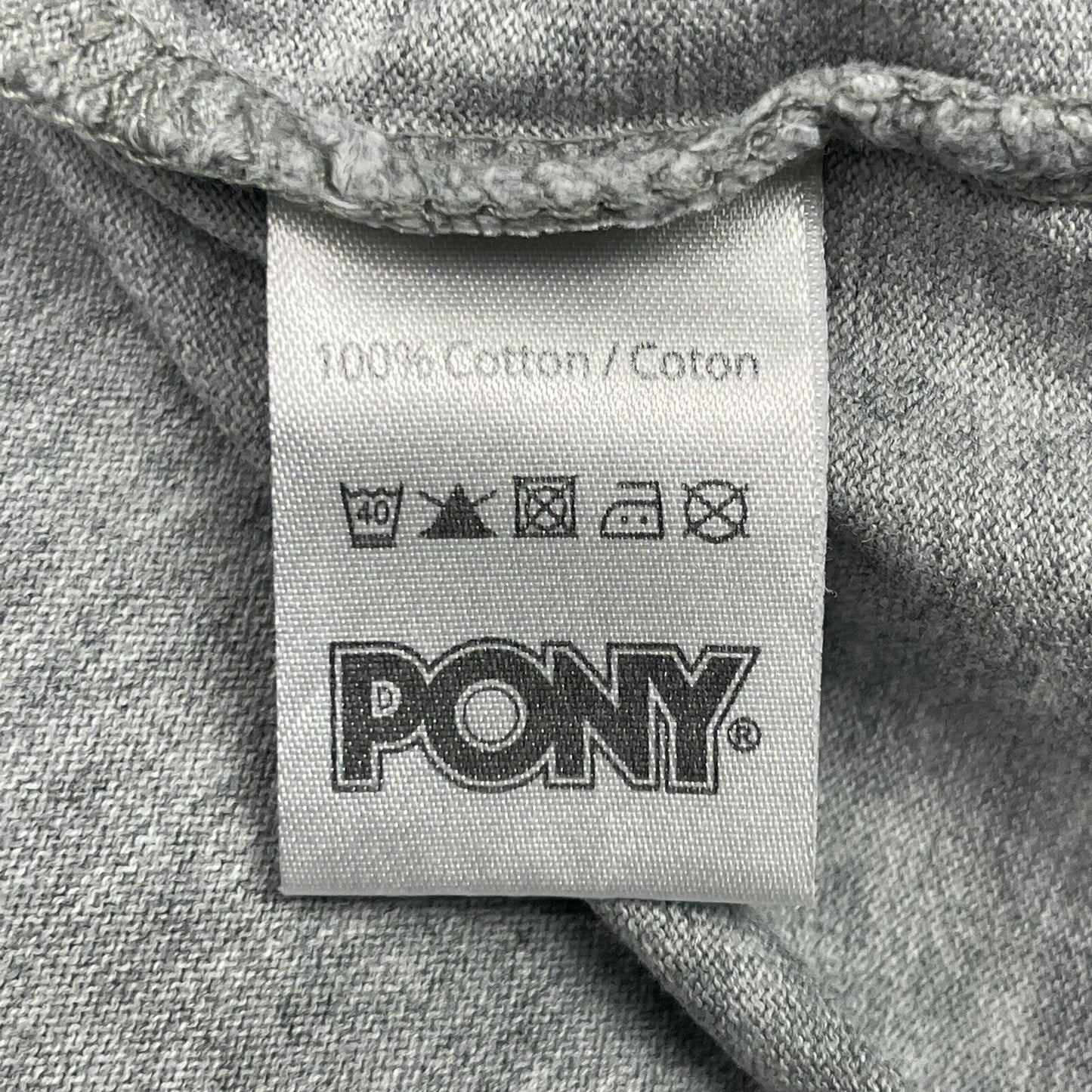 Pony x Ricky Powell T-Shirt Grey Mens Medium Graphic Print