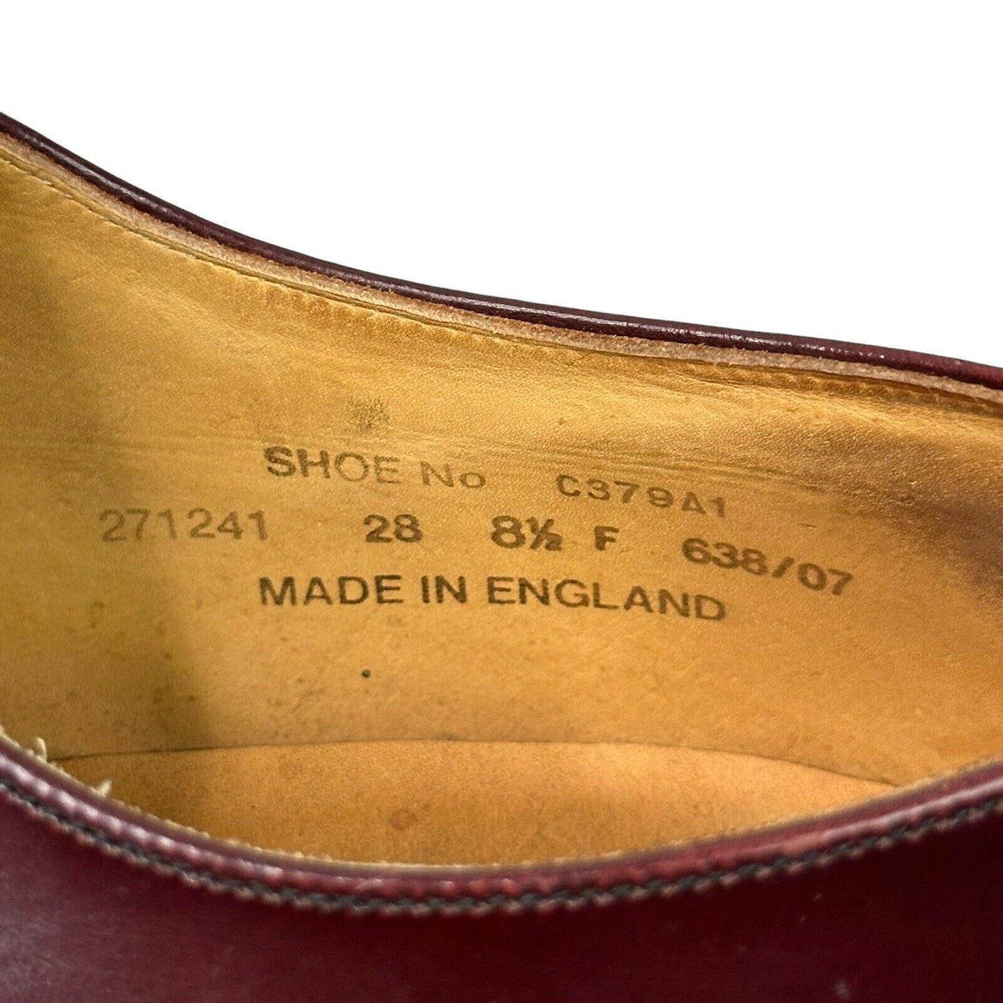 Dr Martens x Loake Red UK8.5 Made In England